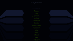 What Opsgear.com website looked like in 2022 (1 year ago)