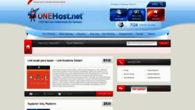 What Onehost.net website looked like in 2022 (1 year ago)