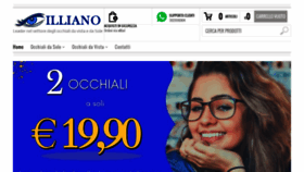 What Otticailliano.com website looked like in 2022 (1 year ago)