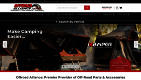 What Offroadalliance.com website looked like in 2022 (1 year ago)