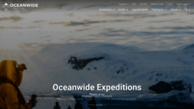 What Oceanwide-expeditions.com website looked like in 2022 (1 year ago)