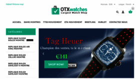 What Otxwatches.net website looked like in 2022 (1 year ago)