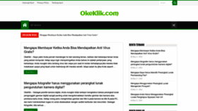 What Okeklik.com website looked like in 2022 (1 year ago)