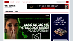 What Olhonoclick.com.br website looked like in 2022 (1 year ago)