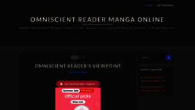 What Omniscient-reader.com website looked like in 2022 (1 year ago)