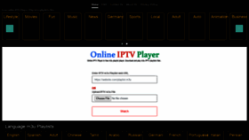 What Onlineiptvplayer.com website looked like in 2022 (1 year ago)