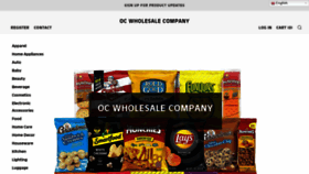 What Ocwholesales.com website looked like in 2022 (1 year ago)