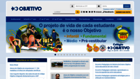 What Objetivo.br website looked like in 2022 (2 years ago)