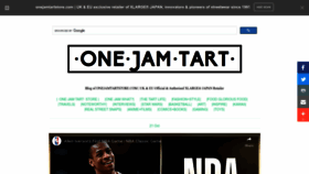What Onejamtart.com website looked like in 2022 (1 year ago)