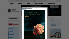 What Ordemengenheiros.pt website looked like in 2022 (1 year ago)
