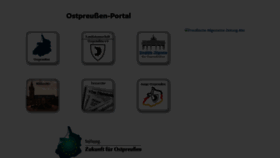 What Ostpreussen.de website looked like in 2022 (1 year ago)