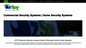 What Ozspysecurity.com.au website looked like in 2022 (1 year ago)