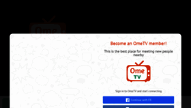 What Ometv.chat website looked like in 2022 (3 years ago)
