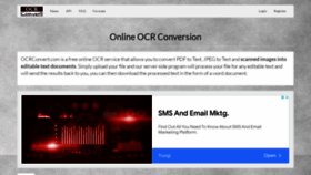 What Ocrconvert.com website looked like in 2022 (1 year ago)