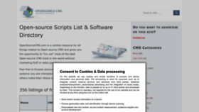 What Opensourcescripts.com website looked like in 2022 (1 year ago)