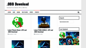 What Obbdownload.com website looked like in 2022 (1 year ago)