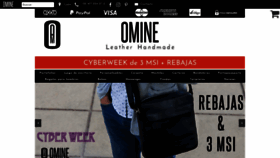 What Omine.com.mx website looked like in 2022 (1 year ago)