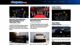 What Otojatim.com website looked like in 2022 (1 year ago)