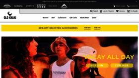 What Oldkhaki.co.za website looked like in 2022 (1 year ago)