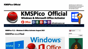 What Officialkmspico.net website looked like in 2022 (1 year ago)