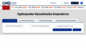 What Owg.pl website looked like in 2022 (1 year ago)