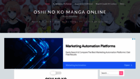 What Oshinokomanga.com website looked like in 2022 (1 year ago)