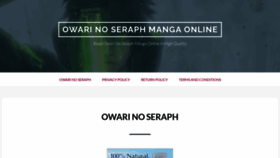 What Owarimanga.com website looked like in 2022 (1 year ago)