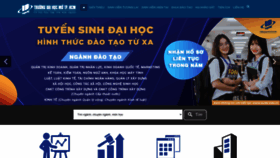 What Oude.edu.vn website looked like in 2022 (1 year ago)