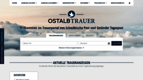 What Ostalbtrauer.de website looked like in 2022 (1 year ago)