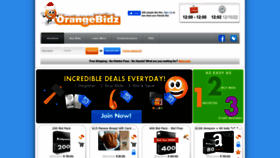 What Orangebidz.com website looked like in 2022 (1 year ago)