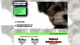 What Ohpuppylove.com website looked like in 2022 (1 year ago)