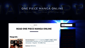 What Onepiece.mangapex.com website looked like in 2022 (1 year ago)