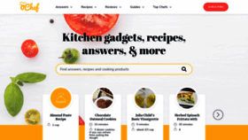 What Ochef.com website looked like in 2022 (1 year ago)