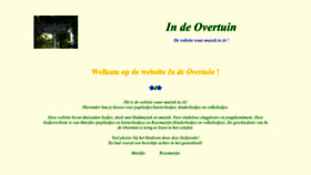 What Overtuin.net website looked like in 2022 (1 year ago)