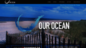 What Ourocean.info website looked like in 2023 (1 year ago)