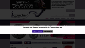 What Ozsmoke.com.au website looked like in 2023 (1 year ago)