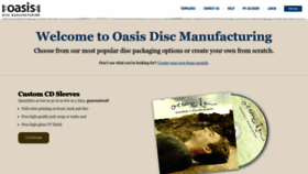 What Oasiscd.com website looked like in 2023 (1 year ago)
