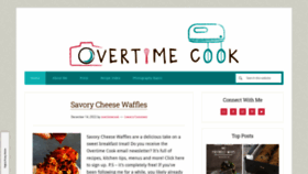 What Overtimecook.com website looked like in 2023 (1 year ago)
