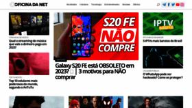 What Oficinadanet.com.br website looked like in 2023 (3 years ago)