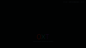 What Oxt.me website looked like in 2023 (1 year ago)
