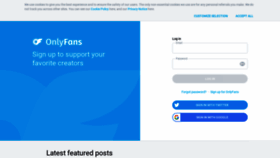 What Onlyfans.com website looked like in 2023 (1 year ago)