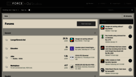 What Odforce.net website looked like in 2023 (3 years ago)