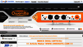 What Owersite.com website looked like in 2011 (12 years ago)