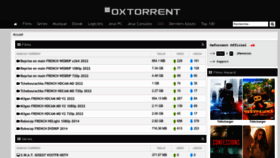 What Oxtorrent.cc website looked like in 2023 (1 year ago)