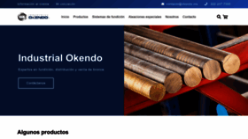 What Okendo.mx website looked like in 2023 (1 year ago)