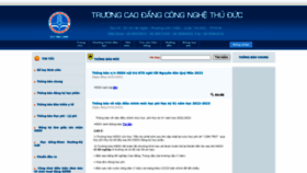What Online.tdc.edu.vn website looked like in 2023 (1 year ago)