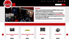 What Oldtractorshop.nl website looked like in 2023 (1 year ago)
