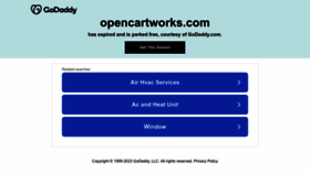 What Opencartworks.com website looked like in 2023 (1 year ago)