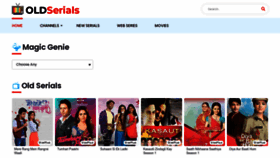 What Oldserials.co website looked like in 2023 (1 year ago)