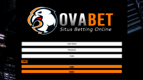 What Ovabet.com website looked like in 2023 (1 year ago)
